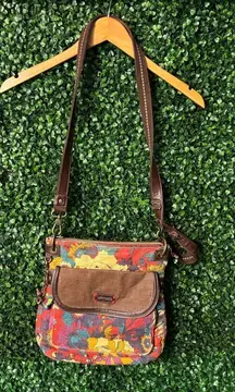 Sakroots Crossbody Peace Bag Satchel Floral