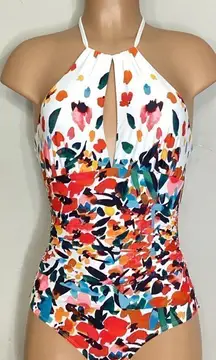 New. Anne Cole floral swimsuit. Size 16. Retails $119