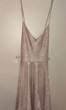 Windsor Dress Short Sparkly champagne 