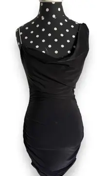turtleneck black dress long sleeve Always Cozy Turtleneck Mini Dress
