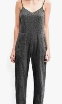 Sundry NWT Leopard Print Spaghetti Strap Jumpsuit size Small