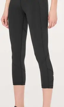 Lululemon Black Pace Rival Crop Full-On Luxtreme 6