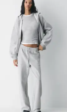 Aritizia cozy sweat fleece boyfriend wide sweatpants
