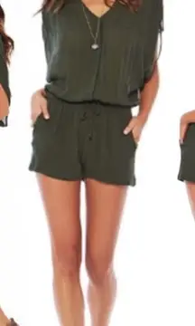 Revolve X  L'space Daylight Gauze Romper Shorts One Piece