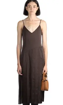 JW ANDERSON Asymmetrical Brown Dress
