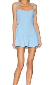 Amanda Uprichard mini sky blue dress