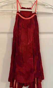 Free People Tank Maroon Top