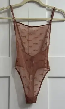 NWT Skims Logo Print Mesh Low Back
Bodysuit XXS