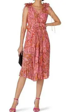 Delfi Collective Lilah Dress Pink Womens Size Small