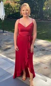 David’s Bridal Red Dress 