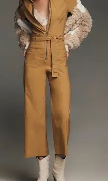 Maeve Anthropologie The Colette Weekend Jumpsuit Size 6 Honey