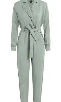 Joe’s Jeans The Shirley Belted Utility Wrap Linen Blend
Jumpsuit Size Large