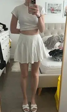 White Tennis Skirt