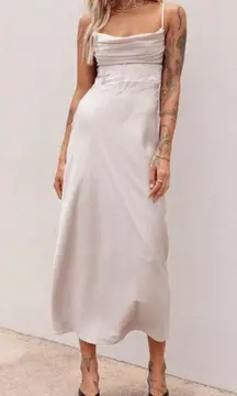 Princess Polly Champagne Maxi dress