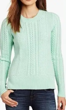 BCBG MaxAzria Mint Green Wool Blend Knit Sweater Women’s Size Small Spring