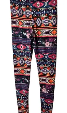 Justify Butter Soft Multi-color Print Lounge Style Leggings Sz S/M NWT