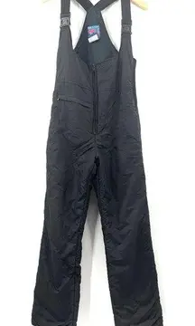 VINTAGE BLACK BEAR Snow Ski Suit Bib Winter Outdoor Gorpcore Overalls Medium