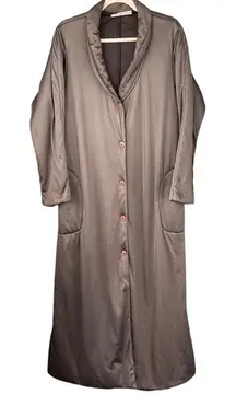 Vintage John Kloss for Cira Robes Long Full Length Button Front Robe Duster