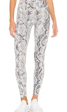 Alo Yoga Snakeskin Print High Waist Leggings Women's Size Small