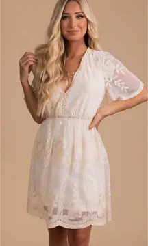 Bella Ella Boutique Lace Mini Dress