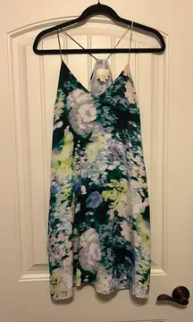 Cynthia Rocket 100% Silk floral dress