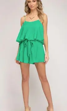NEW- LUCKY PLEATED ROMPER