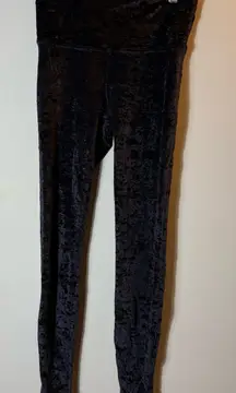 Lululemon Wunder Lounge High‑Rise Tight 28″ Crushed Velvet Black Size 6‎