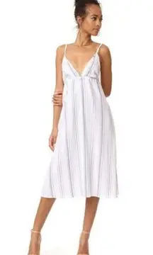 Clayton Revolve White Blue Stripe Coastal Harmony Dress