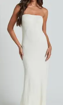 Showpo off white knitted dress