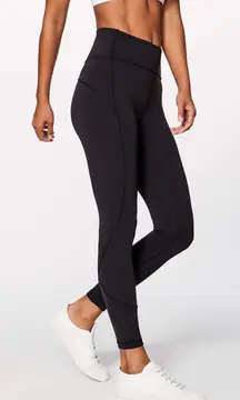 Lululemon In Movement 7/8 Tight *Everlux 25" in Black Size 6 Leggings Running