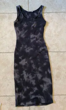 Tie Dye Bodycon Midi Dress