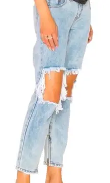 NWT one teaspoon blue malt freebird ankle jean denim revolve casual fall revolve