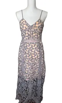 Elliatt Tingle Dress Lilac Floral Lace Overlay Revolve NWT Small