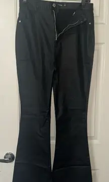 PrettyLittleThing Black Flare Pants