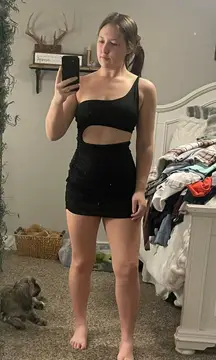 Black Cutout Dress