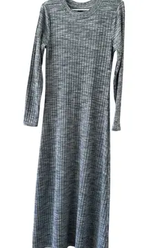 Old Navy grey and White Knit Dress