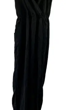 Lulu's Women's Black Halter Top Jumpsuit