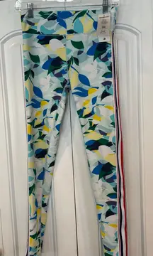 Tommy Hilfiger Sport Blue‎ And White High Rise Leggings Size Small