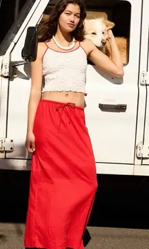 Free People Babetown Linen Skirt Set