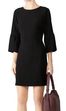 WAVERLY GREY Phoebe‎ Bell Sleeve Mini Dress Black NWT XS