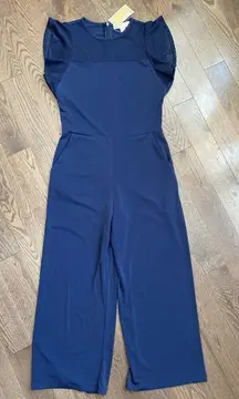 Michael Kors Mesh Top Jersey Jumpsuit NWT Women’s Size XS