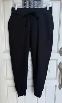 Mandala Black Jogger Scrub Pants Technology Women's Size XS Petite