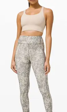 Lululemon Invigorate High-Rise Crop 23" Gritstone White Opal Multi size 6