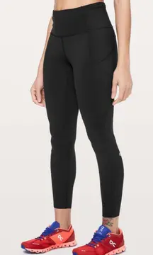 Lululemon Fast & Free 7/8 Tight II *Non-Reflective Nulux 25, Size 4