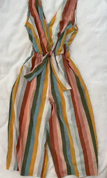 AUW Multicolor Striped Jumpsuit 