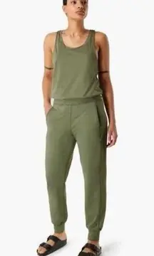 Sweaty Betty Womens Gary Jumpsuit Activewear Yoga Green Size XL Performance