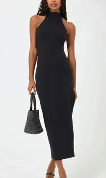 NWT L*Space Cherie Dress in Black Sz Medium $134