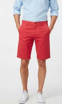 Vineyard Vines Chino Shorts Womens 28 Coral Red Cotton Stretch Outdoor‎ Logo
