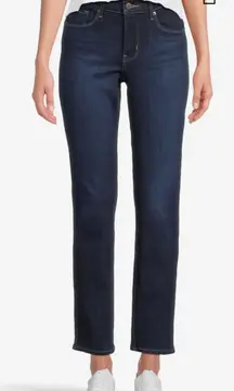 Levi’s women classic straight jeans in Cobalt Haze. Size 4