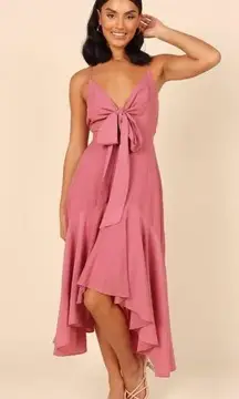 Petal & Pup Mariana Rose Pink High Low Midi Dress XS